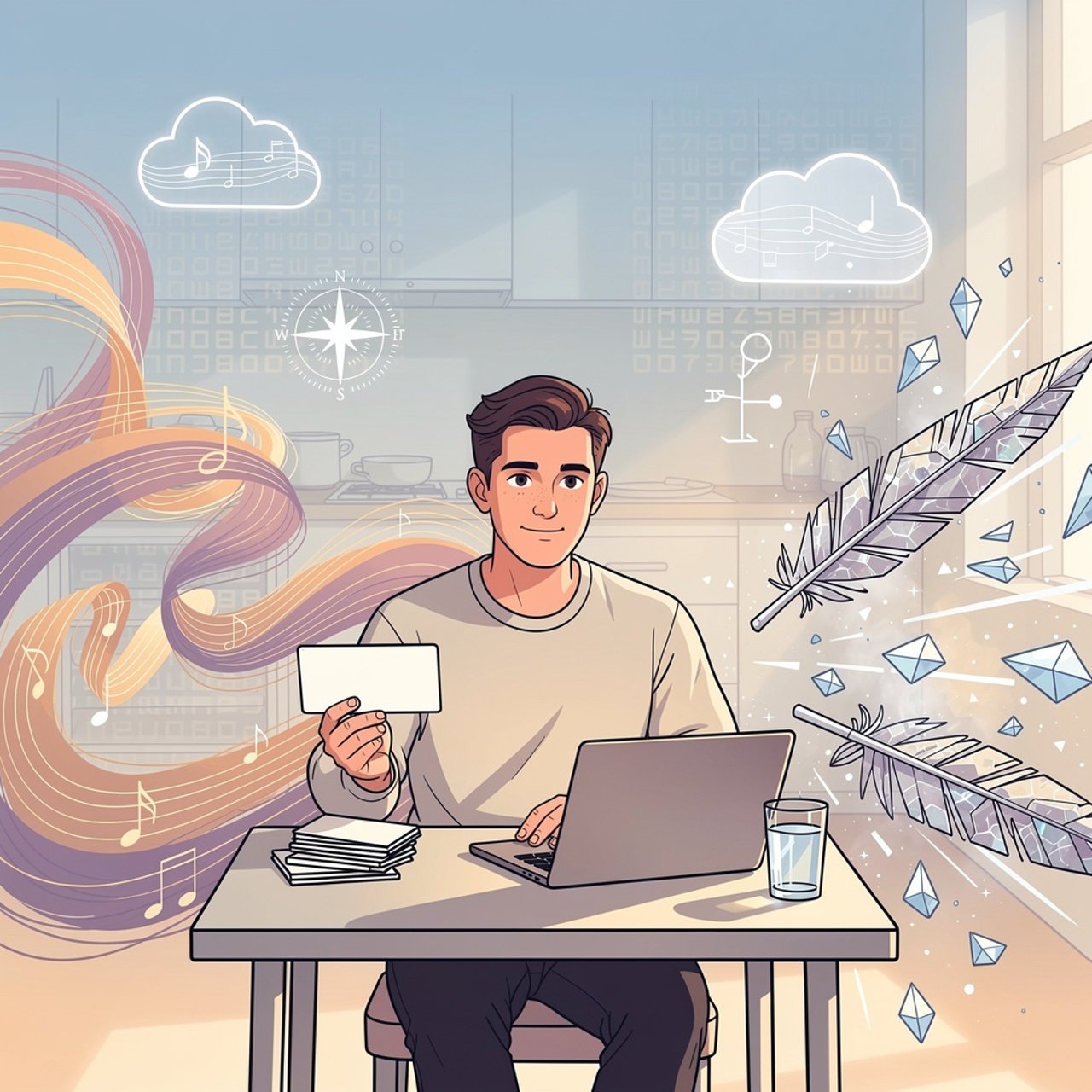 Illustration: How does InnerVoice differ from positive thinking?