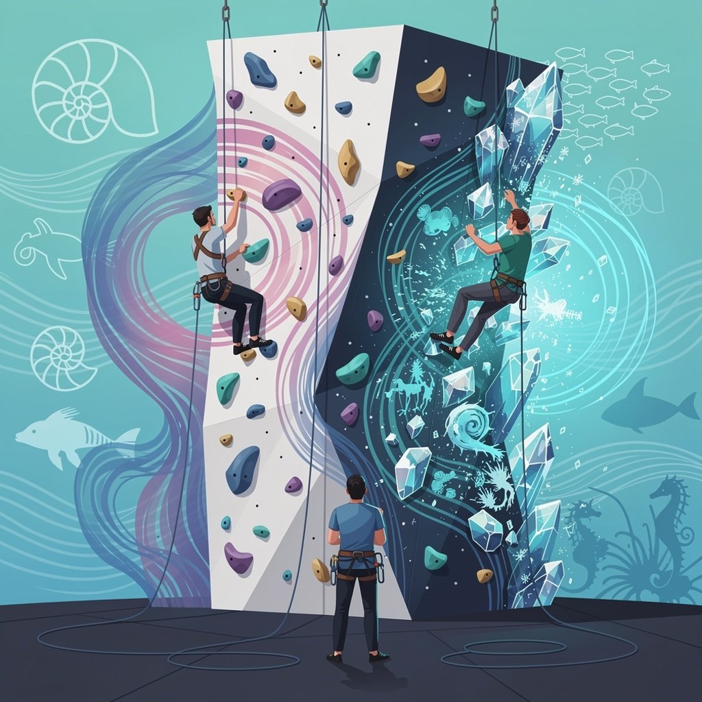 Illustration: Why can a beginner feel more afraid than an expert?
