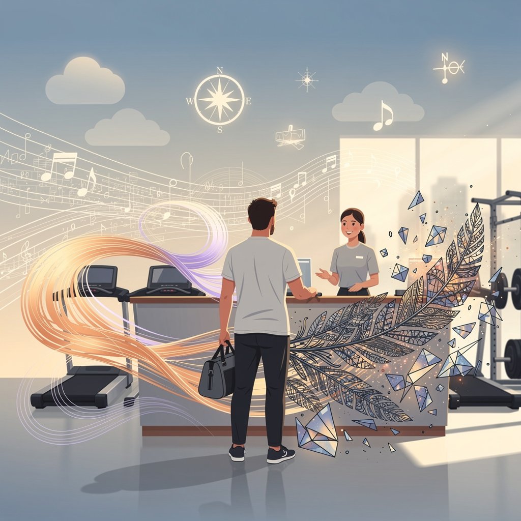Illustration: Why am I nervous about going to the gym?
