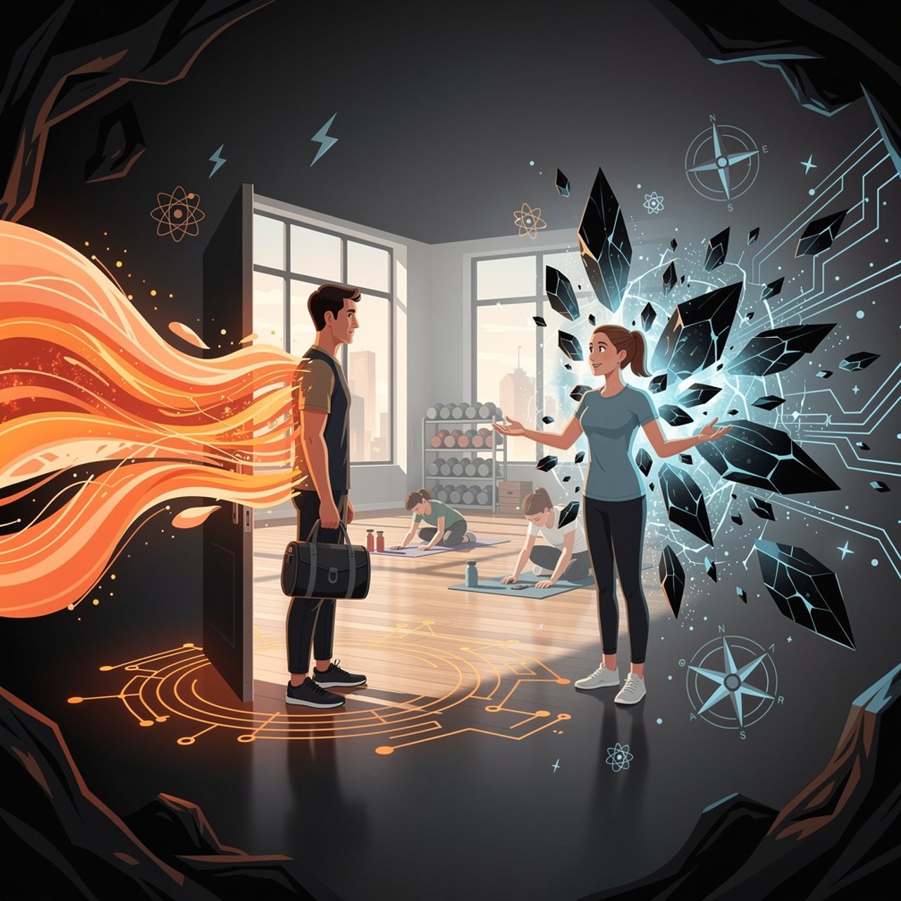 Illustration: Warum bin ich in ungewohnten Situationen nervös?