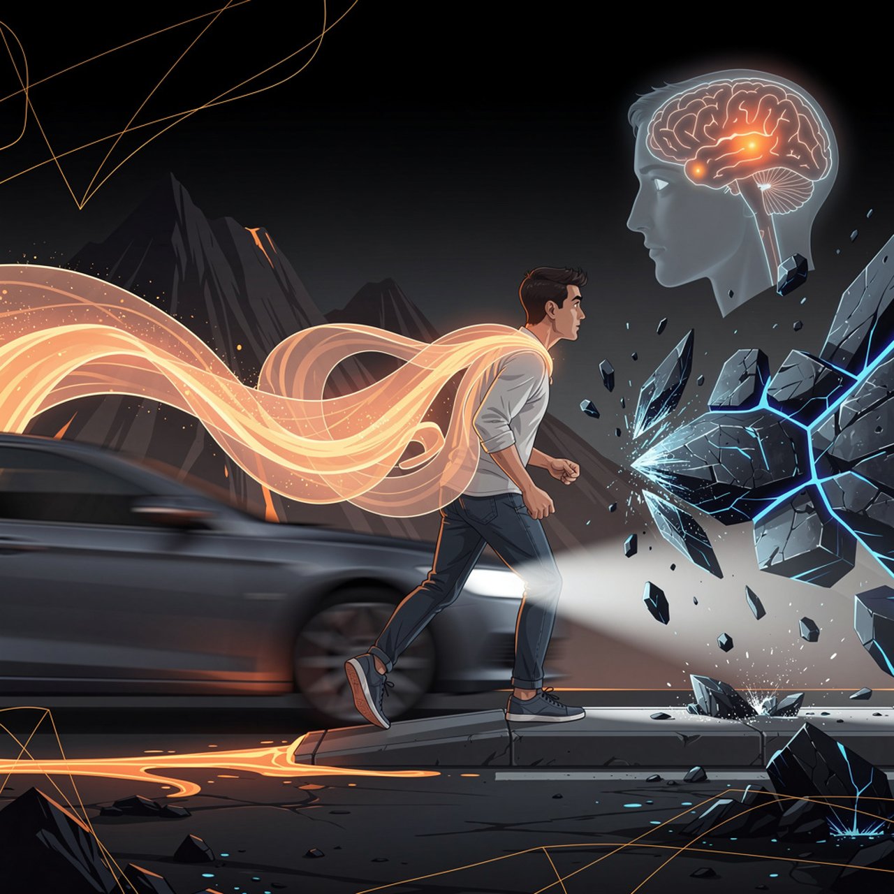 Illustration: What does the amygdala do when something feels threatening?