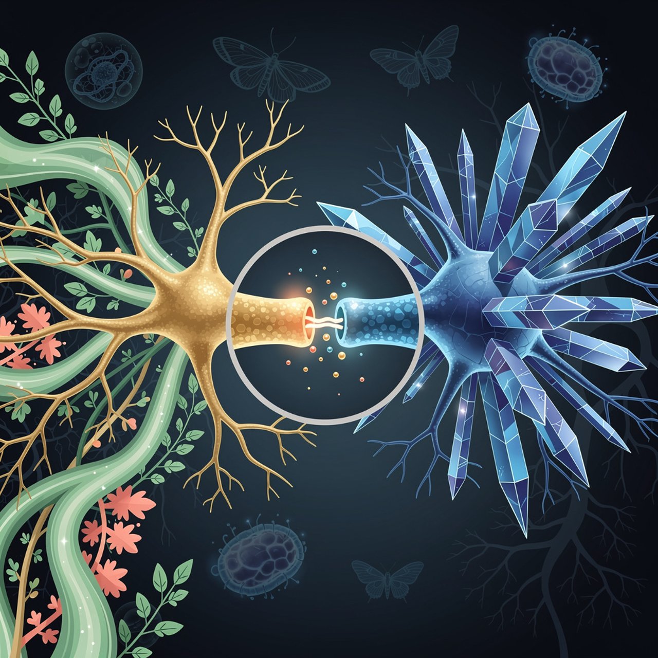 Illustration: What are neurons and synapses, in plain language?
