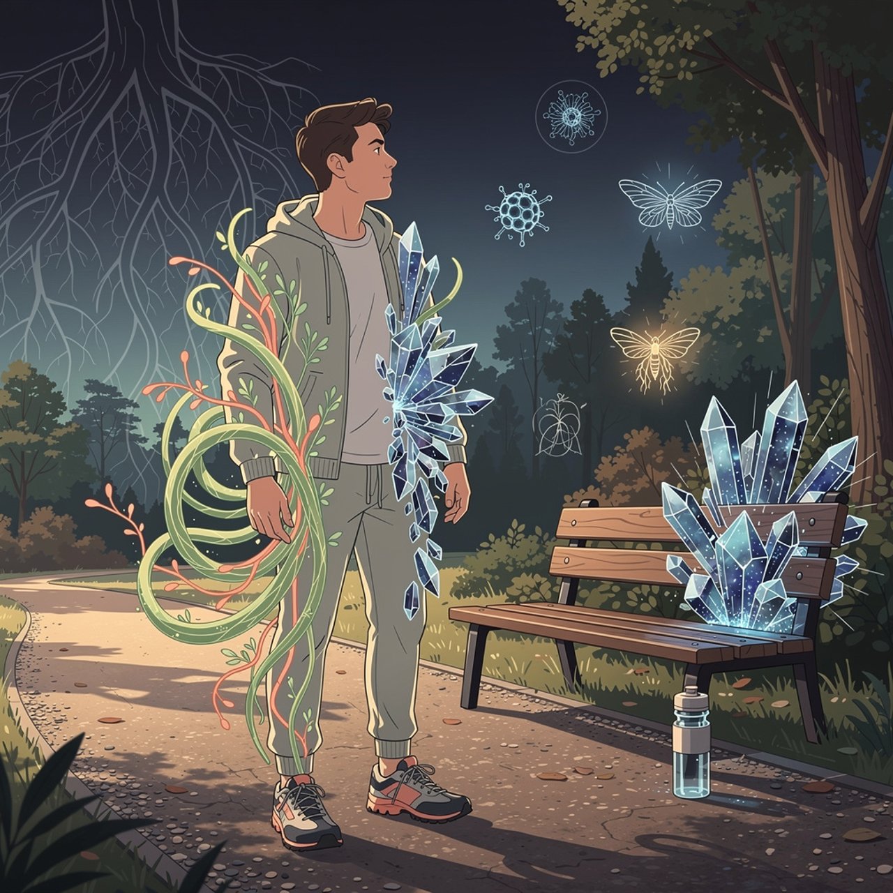 Illustration: Wie kann ich Bewegung genießen, ohne mir damit noch mehr Druck zu machen?