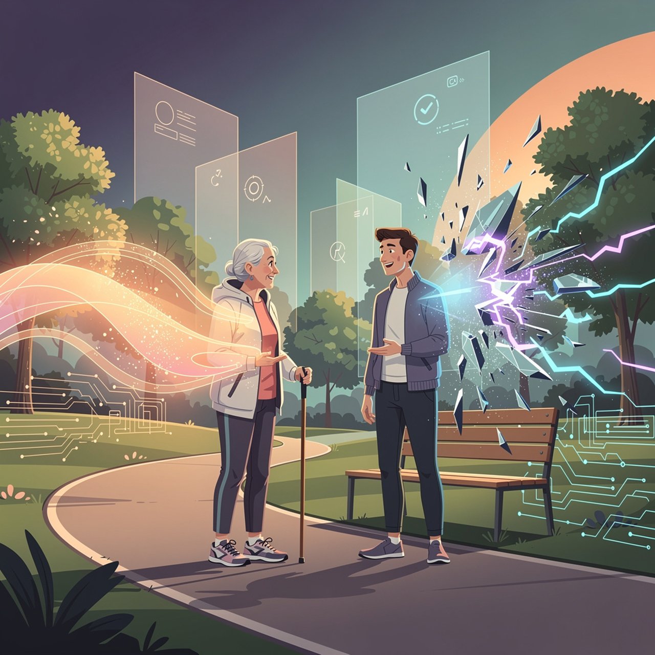 Ilustración: ¿Cómo puede cambiar mi forma de verme al hacerme mayor?