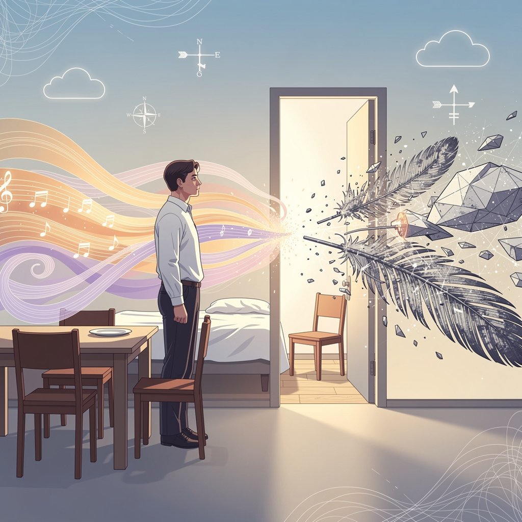 Illustration: How can words make us understand something we cannot see?