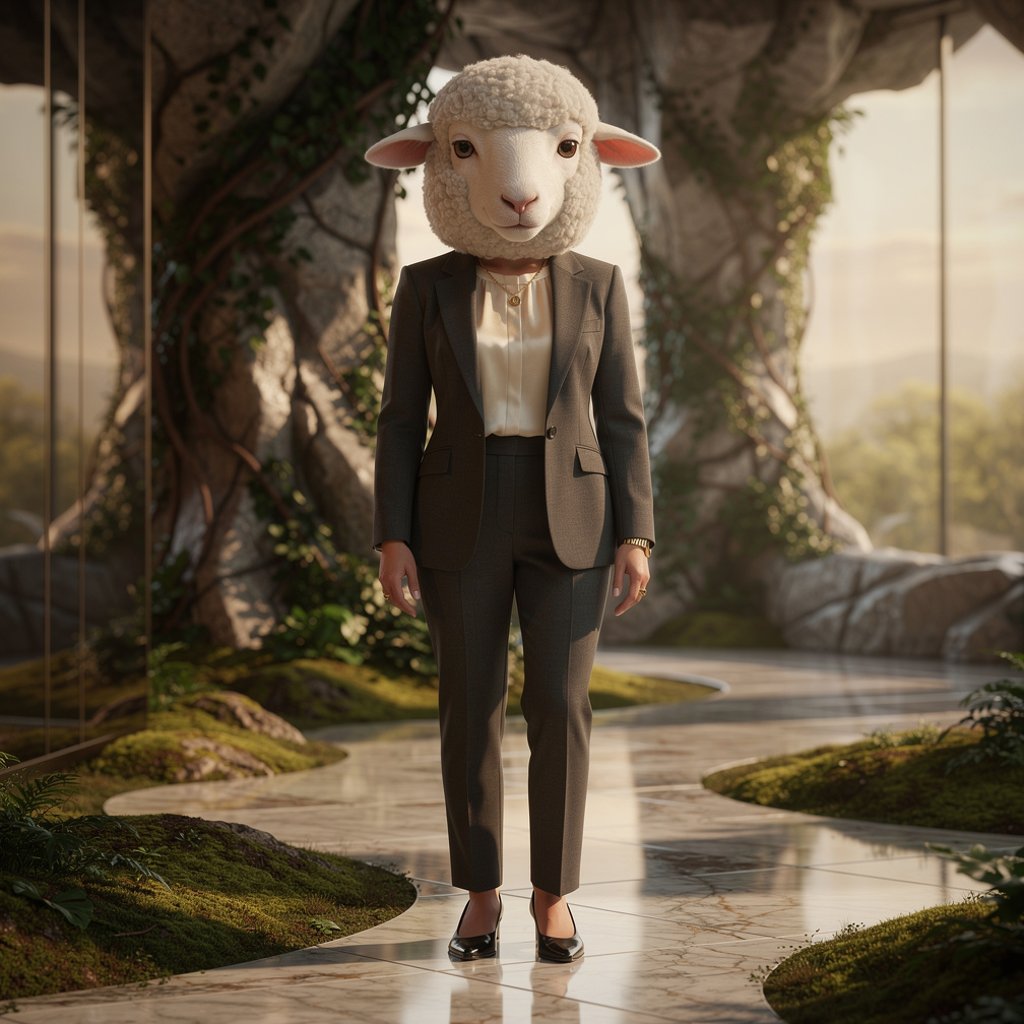 Ava reflective image on the InnerVoice team page