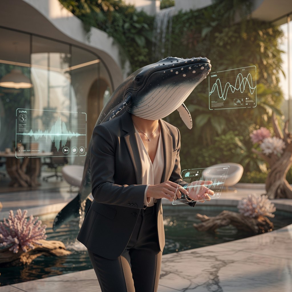 Luna in action on the InnerVoice team page